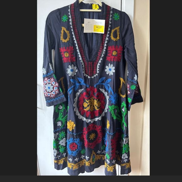 Roller Rabbit Multicolor Embroidered Dress - Picture 5 of 7